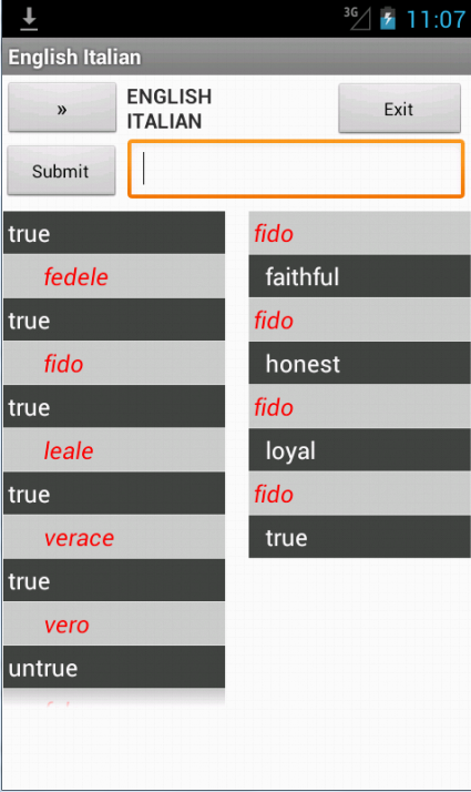 Italian English Dictionary截图5