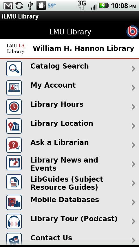 iLMU LIbrary截图2