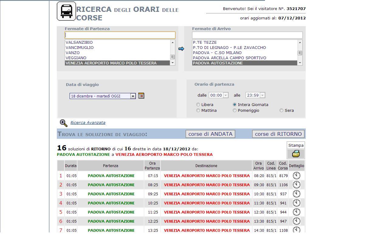 Orari Autobus SITA Veneto截图1
