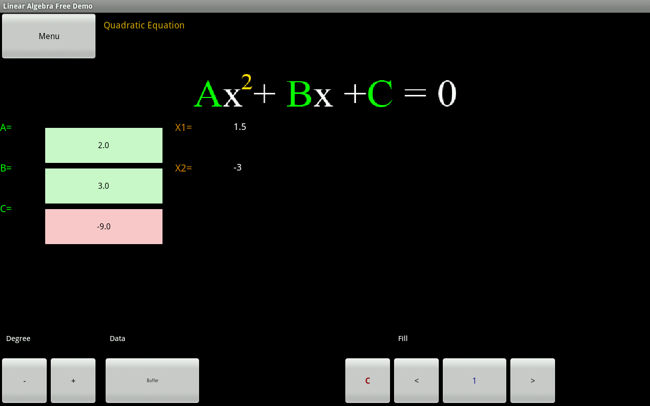 My Linear Algebra - Demo截图7