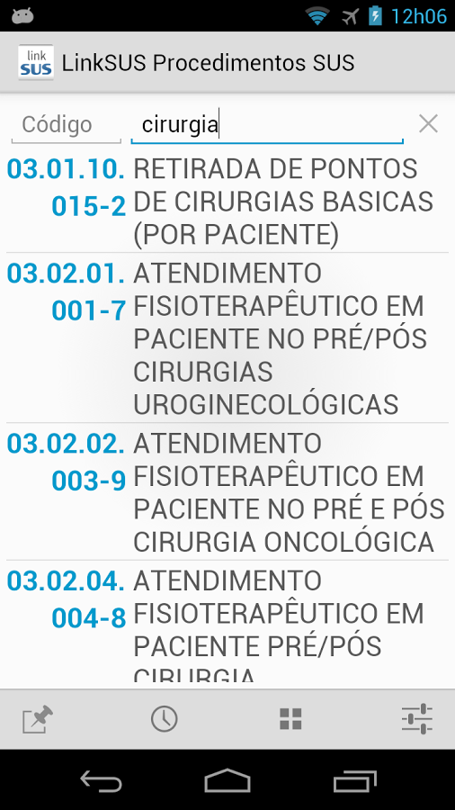 LinkSUS - Procedimentos do SUS截图1