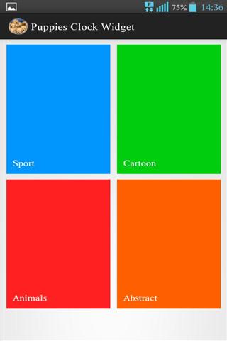 小狗时钟小部件截图4