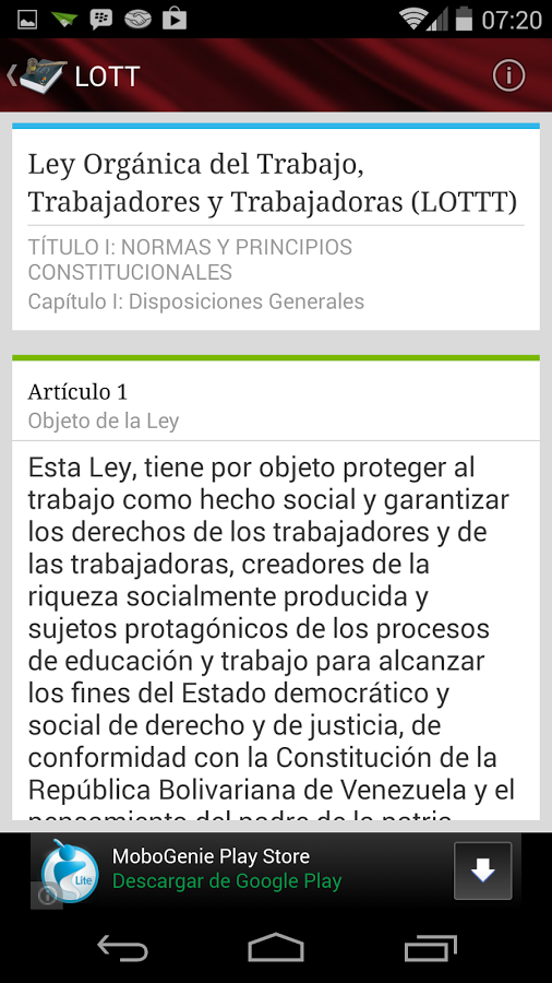 Ley del Trabajo (LOTTT)截图6