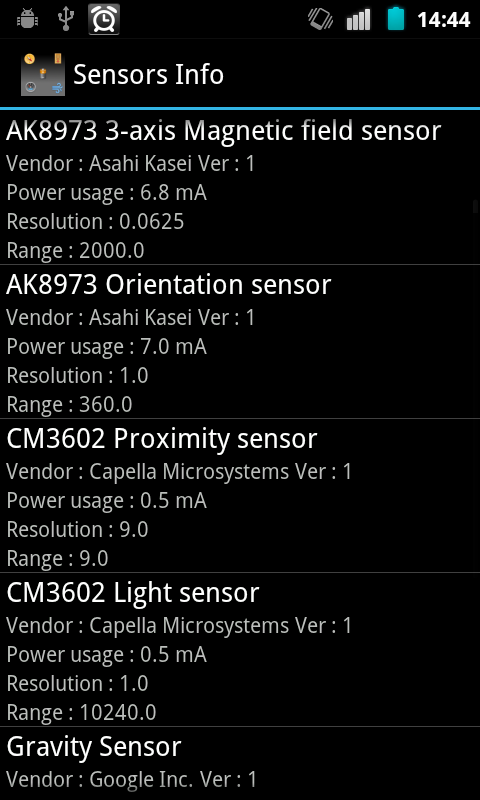 Sensors info截图4