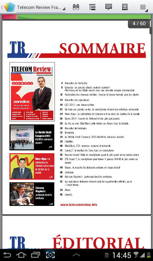 Telecom Review en Français截图5