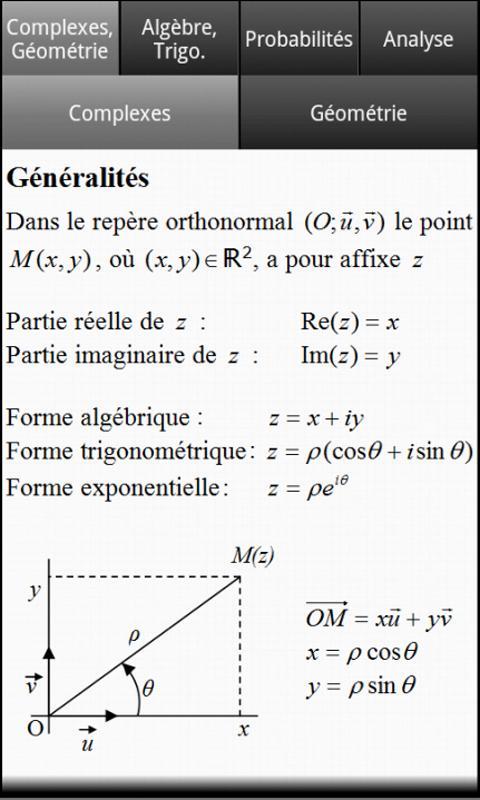 Formules Maths Bac S截图1