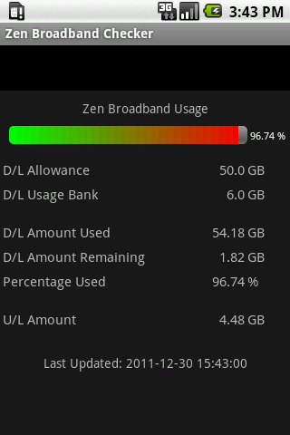 Zen Broadband Checker截图1