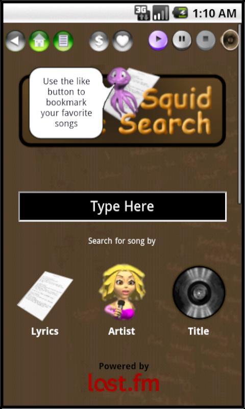 Lyric Squid Music Search Free截图2