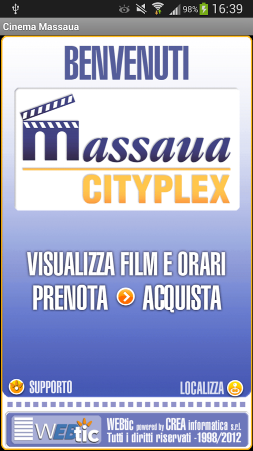 Webtic Massaua Torino Cinema截图1