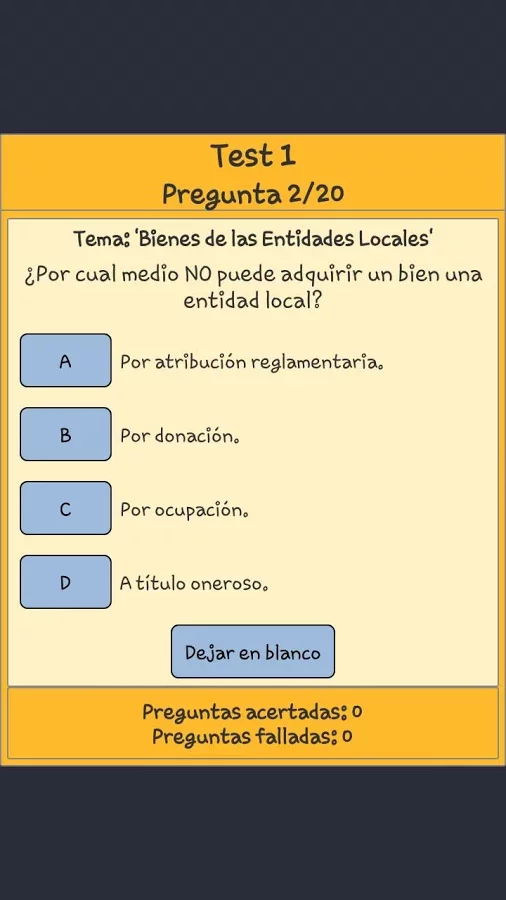 TestOpos Administración Local截图6