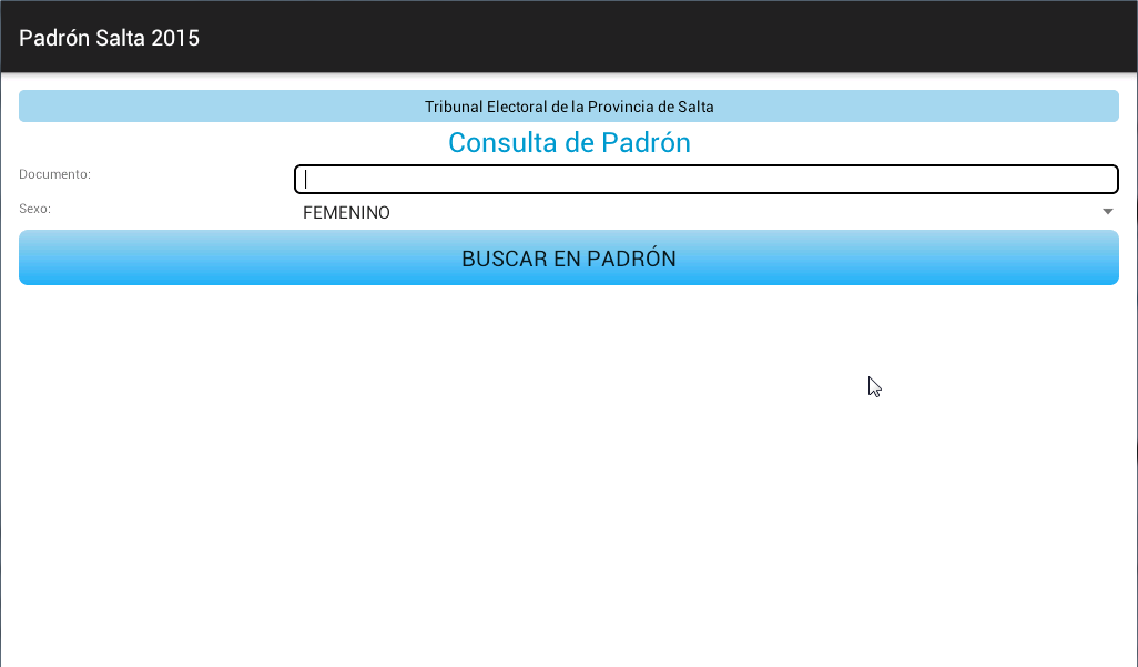 Padrón Salta 2015 - Offline截图3