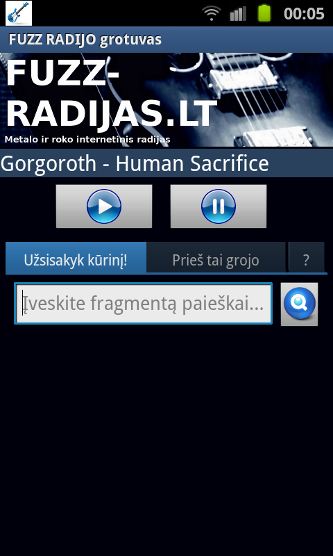 FUZZ RADIJO grotuvas截图1