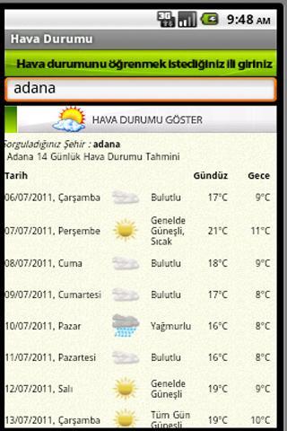 Hava Durumu (Weather)截图6