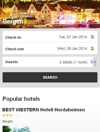 Bergen Hotel finder截图5