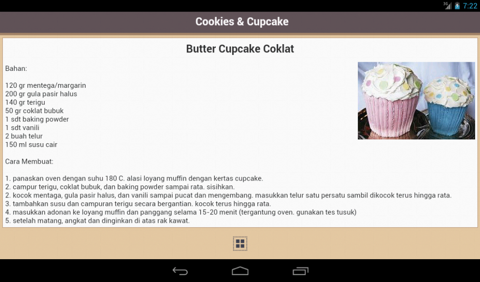 Resep Cookies & Cupcake截图1