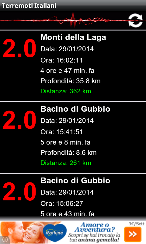 Terremoti Italia ed alert截图6