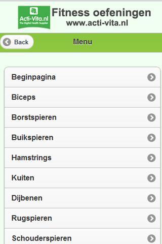 Fitness oefeningen Acti-vita截图2