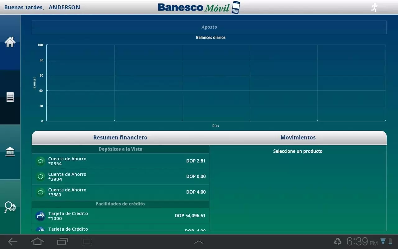 BanescoMóvil Dominicana Tablet截图6