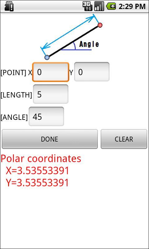 Polar coordinates calculation截图2