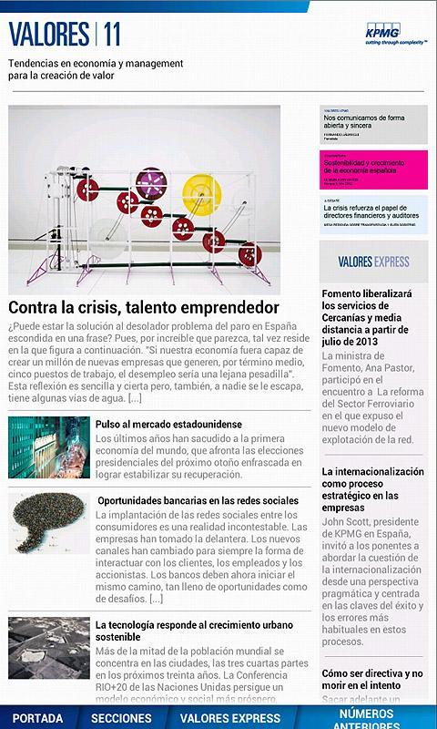 Revista Valores Tablet截图2