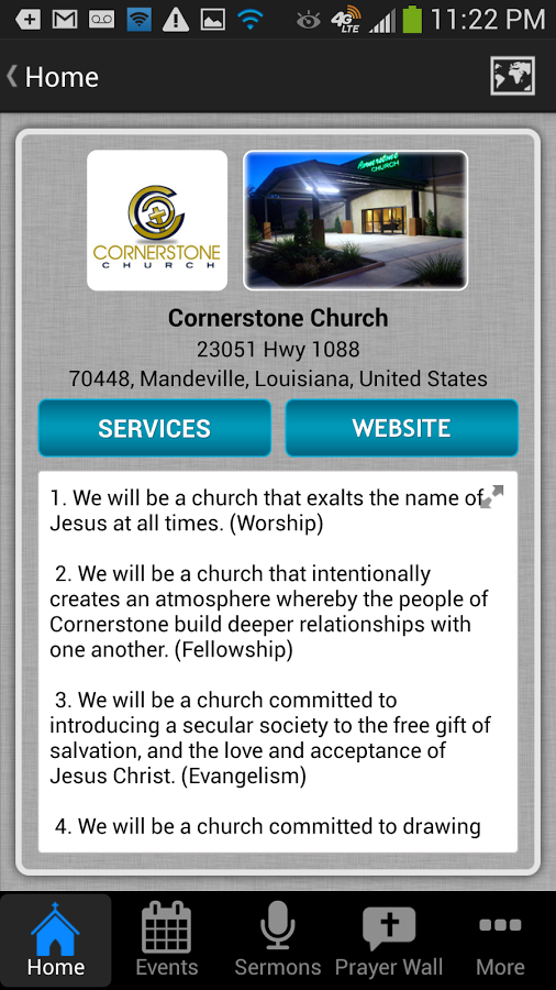 The Cornerstone Church App截图3