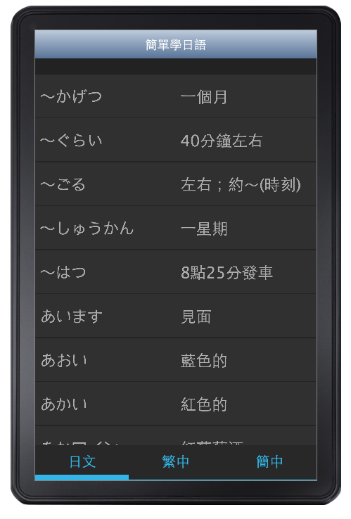 簡單學日語截图1