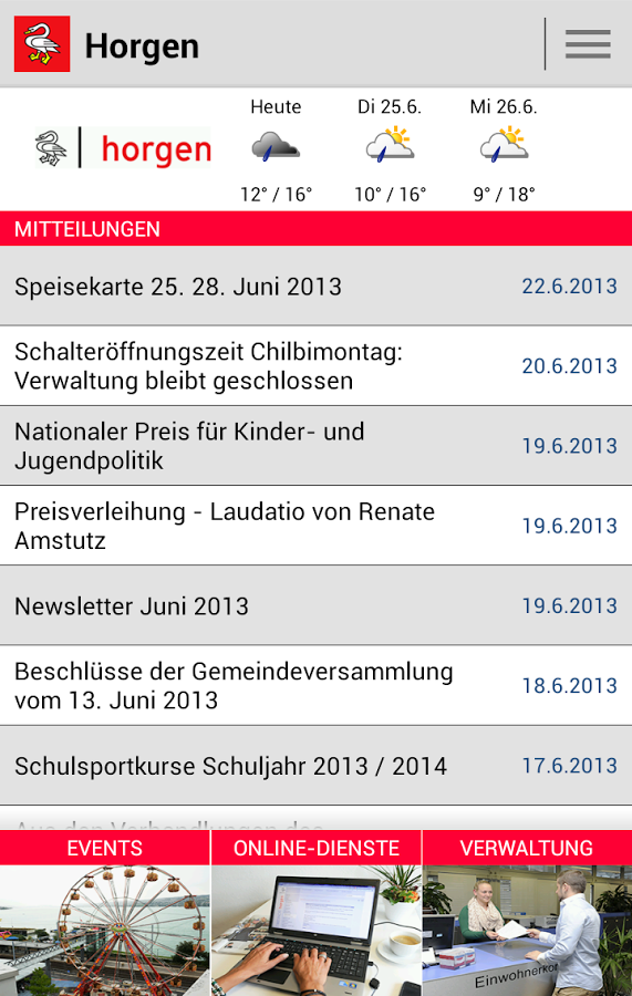 Gemeinde Horgen截图1