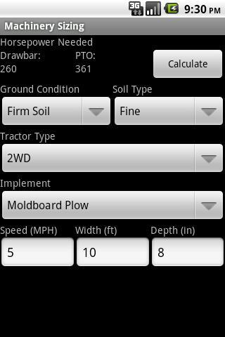 Machinery Sizing截图2