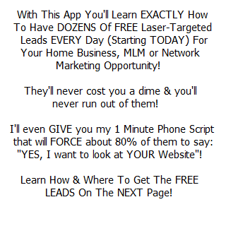 FREE LEADS Home Business & MLM截图1