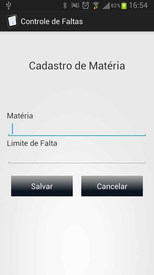 Controle de Faltas截图4