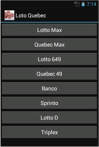 Résultats Lotto Quebec Canada截图1