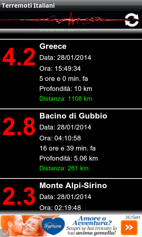 Terremoti Italia ed alert截图1