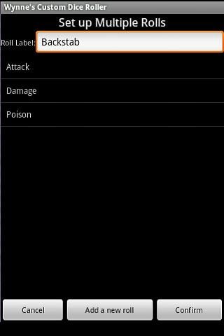 Wynne's Custom Dice Roller截图5