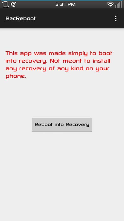 Recovery Reboot截图1