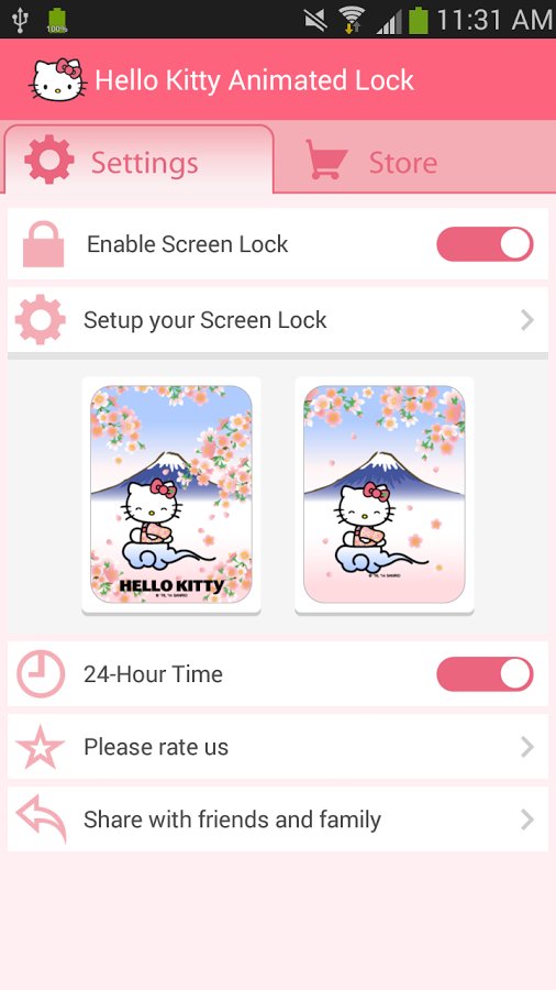 Hello Kitty Animated Loc...截图1