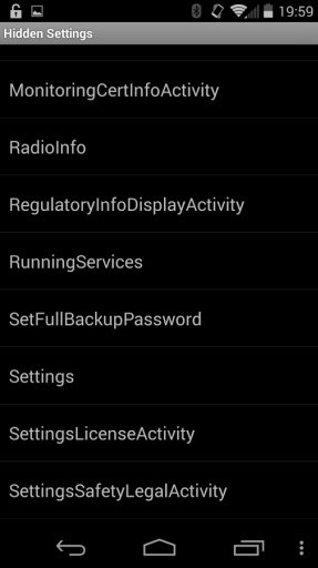 Hidden Android Settings截图5