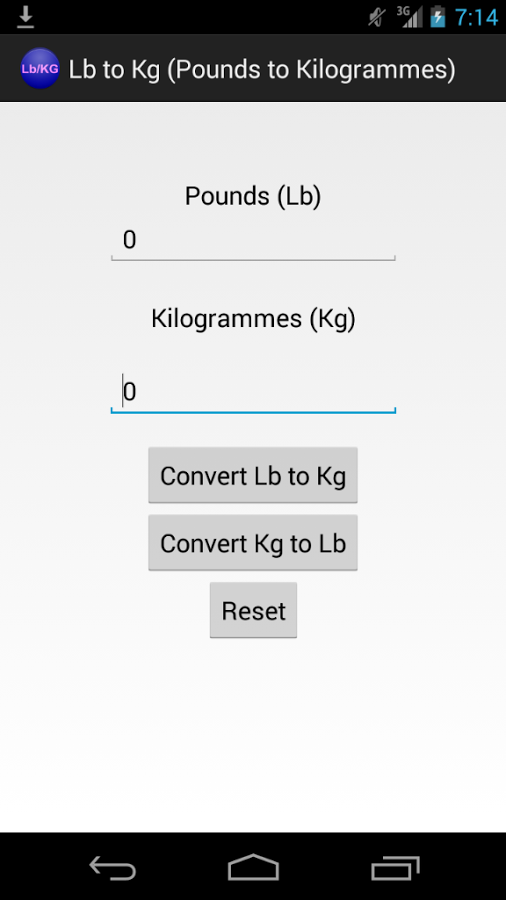 Pound to Kilogram converter截图5