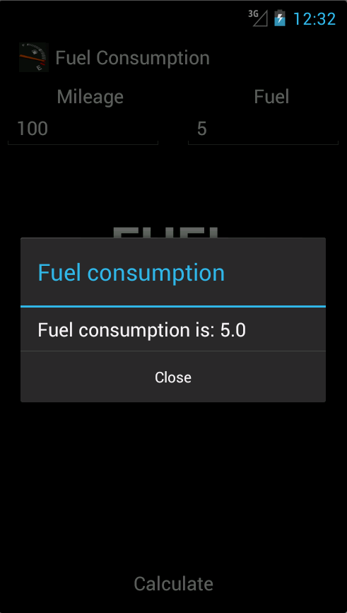 Fuel Consumption Calculator截图3