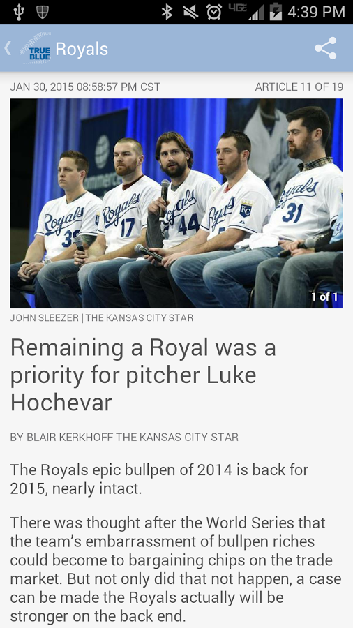 True Blue – Royals Baseball截图3