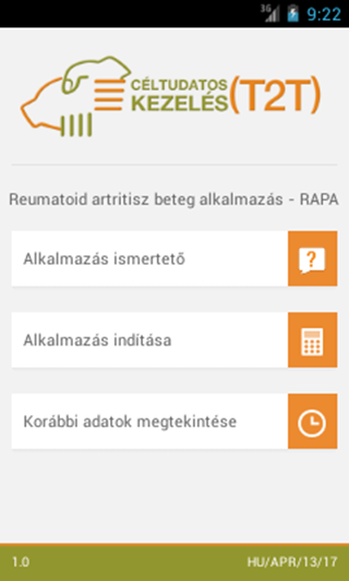 RAPA – RA betegalkalmazás截图1