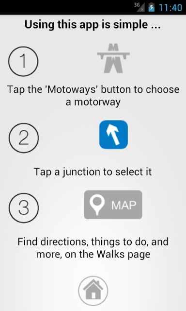 Motorway Walks and Breaks Lite截图8