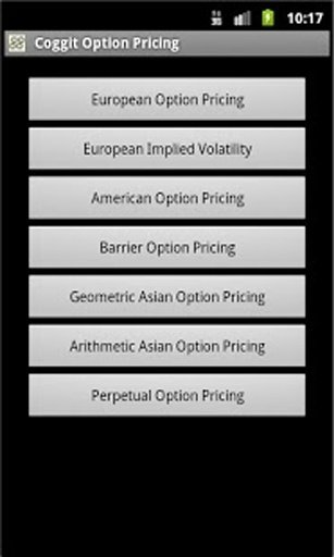 Coggit Option Pricing截图2