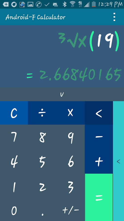 Android-F (Flat) Calcula...截图5