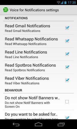 Voice for Notifications截图1