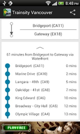 Trainsity Vancouver截图9
