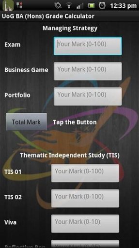 Grade Calculator UoG截图3