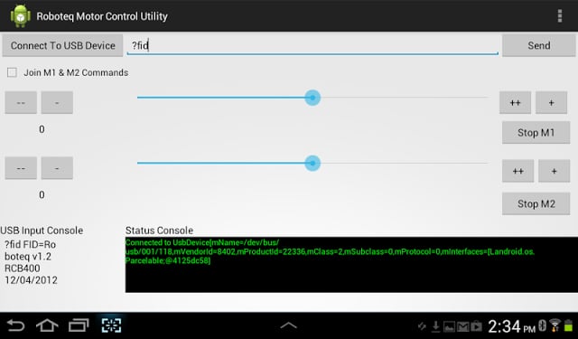 RoboteQ Motor Control Utility截图1