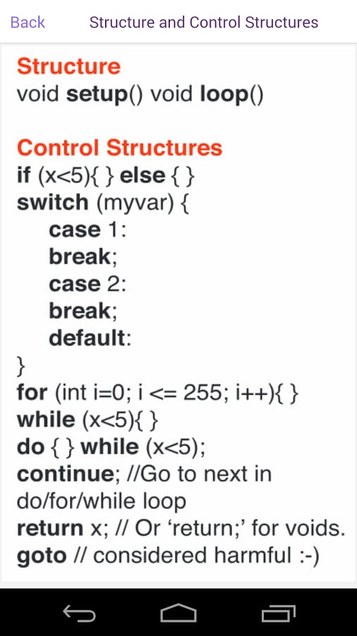 Arduino Cheat Sheet截图1