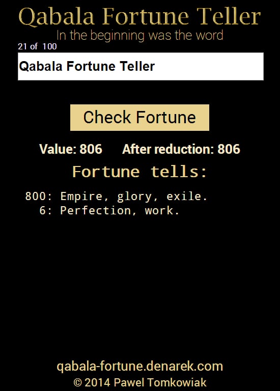 Qabala Fortune Teller截图1