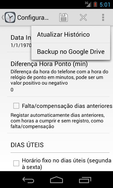 Controle de Registro de Ponto截图4